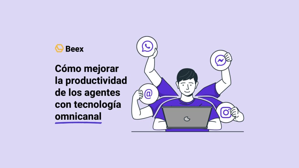 Cómo mejorar la productividad de agentes con tecnología omnicanal 