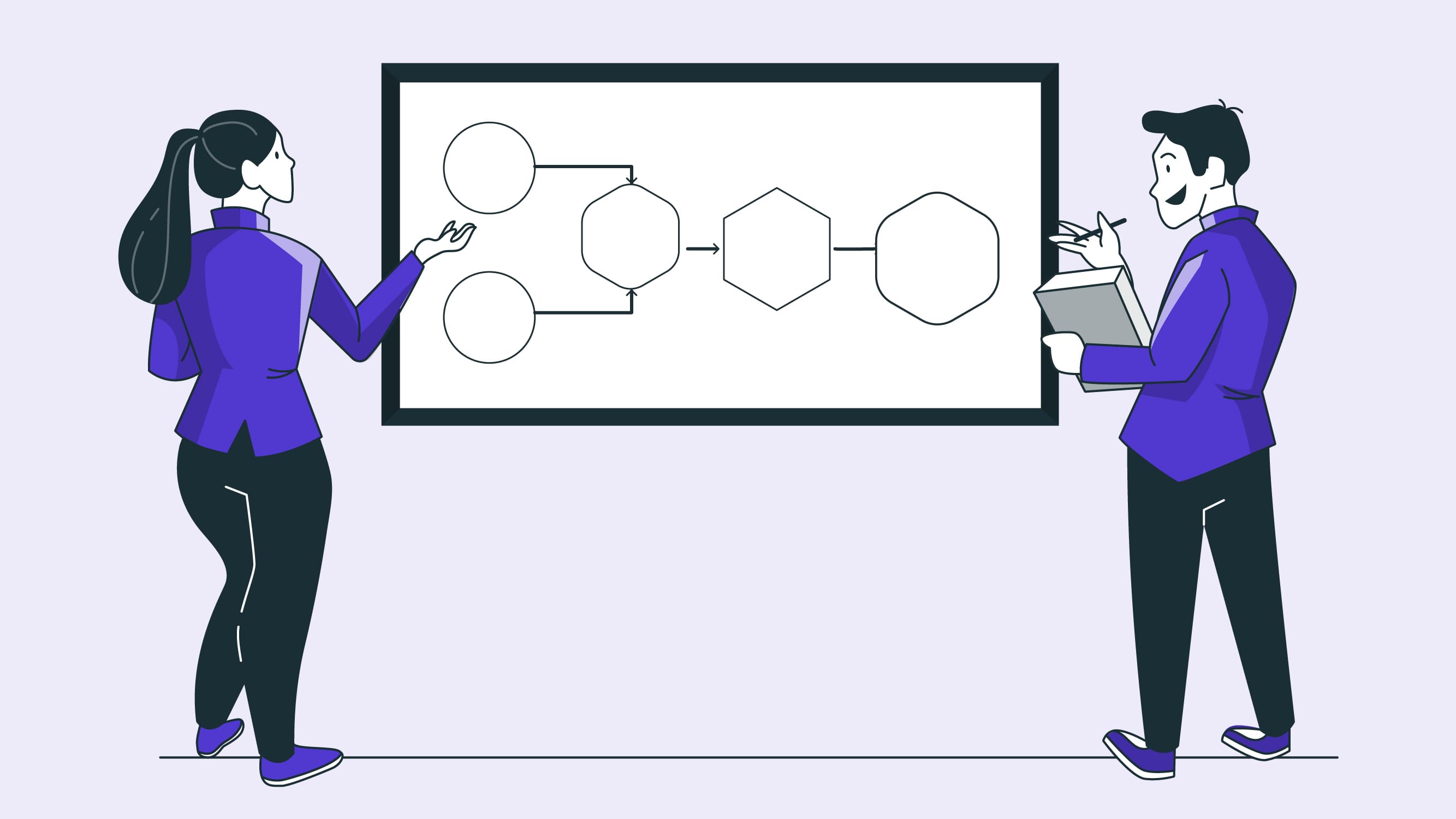 Cómo crear un diagrama de proceso de atención al cliente