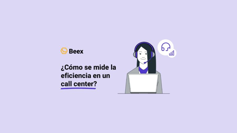 ¿Cómo se mide la eficiencia en un call center?