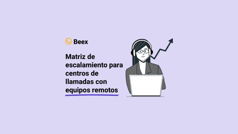 Matriz de escalamiento para centros de llamadas con equipos remotos