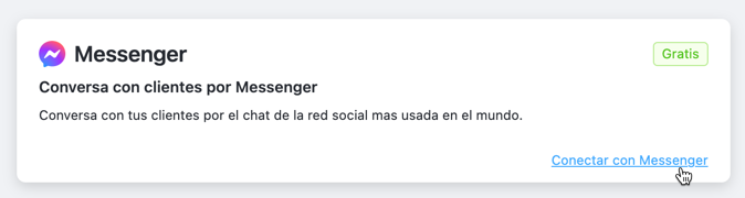 Conectar con Messenger en Ticker