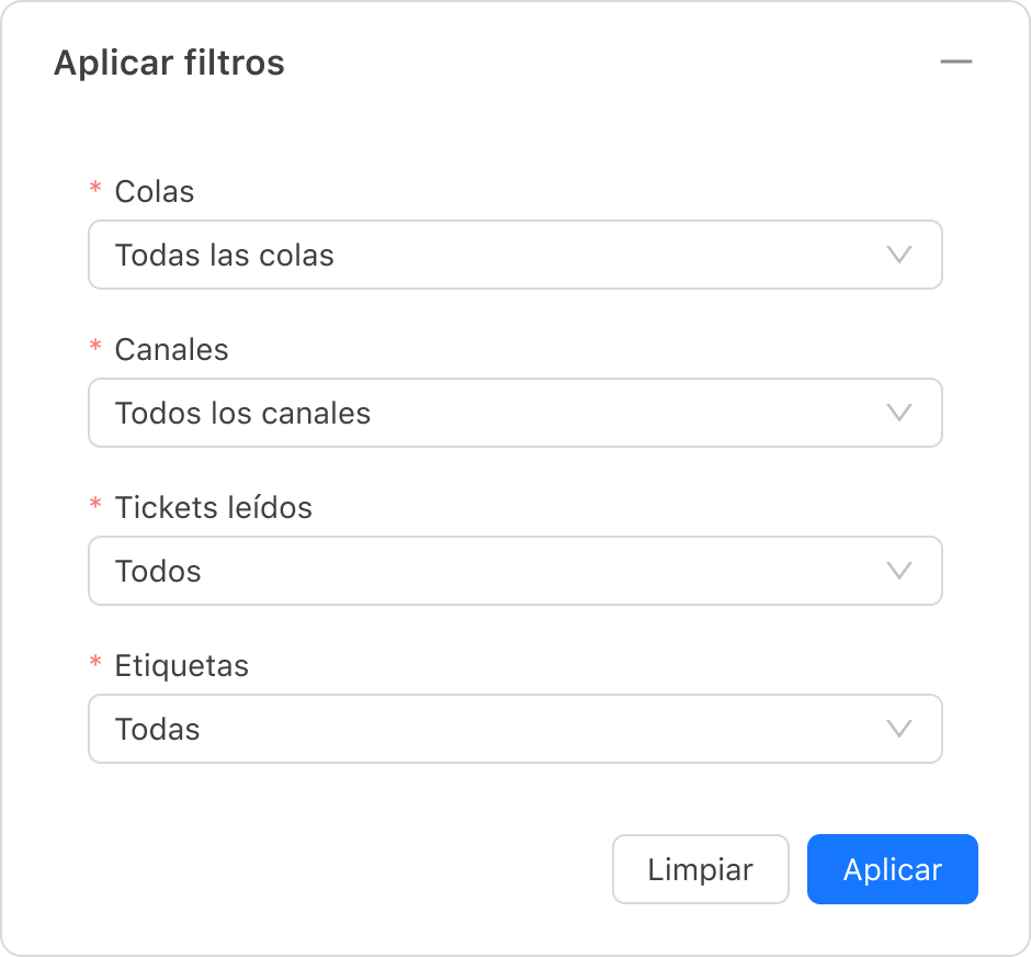 Aplicar filtros