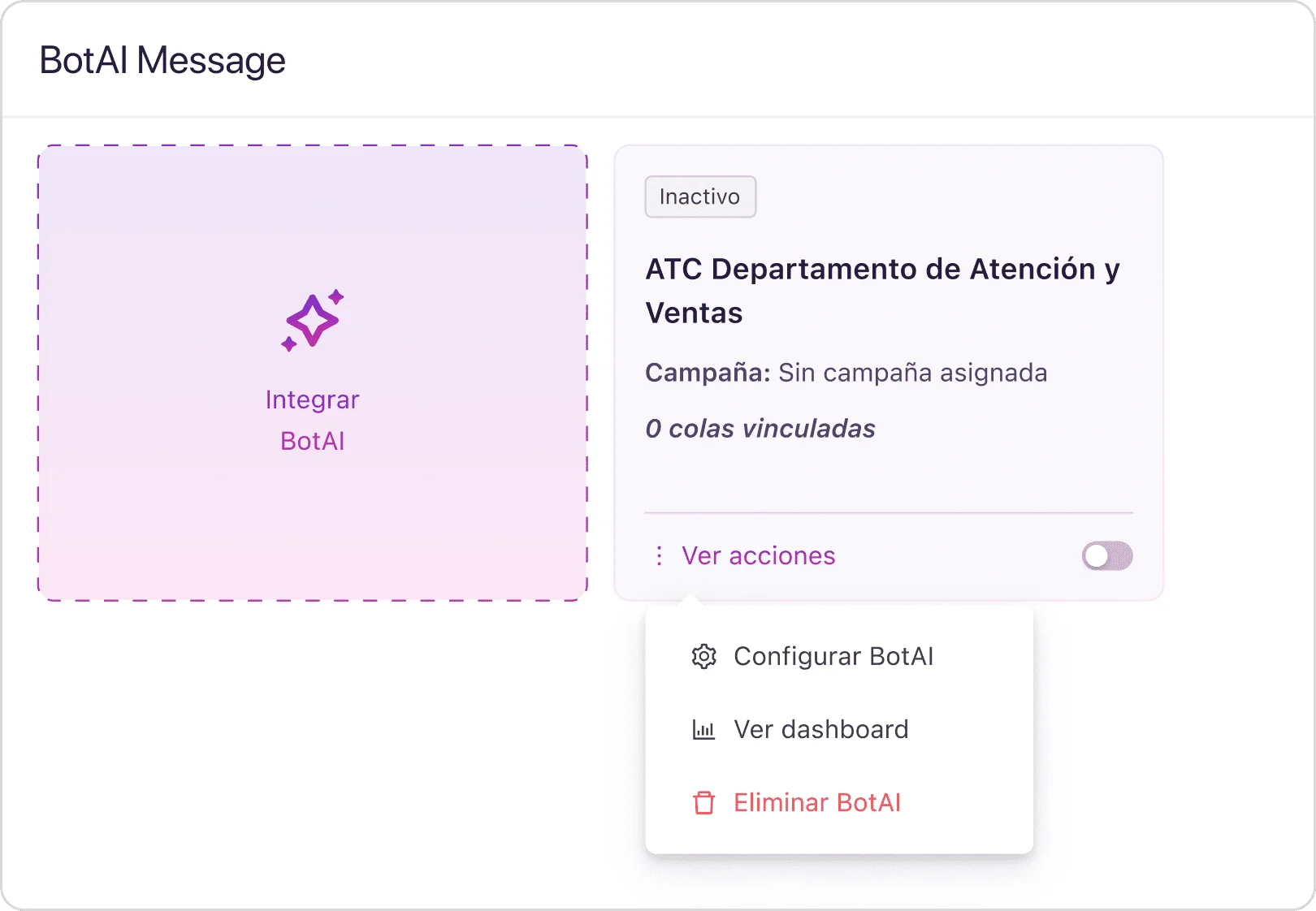 Automatización inteligente en todos tus canales